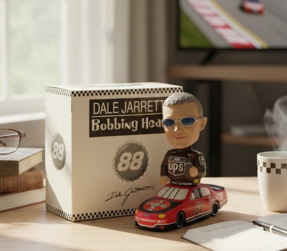 Dale Jarrett #88 NASCAR Coca-Cola Racing Bobblehead Bobbing Head Arby's